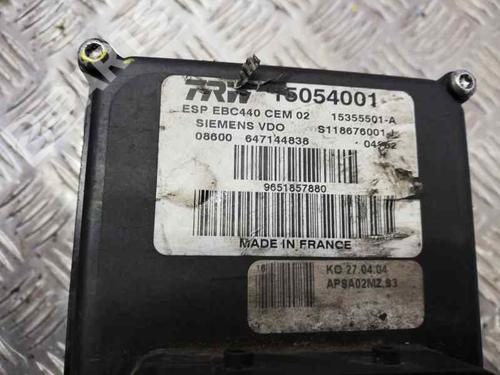 Used ABS pump PEUGEOT 407 (6D_) 1.6 HDi 110 (6D9HZC, 6D9HYC) (109 hp) 1989147