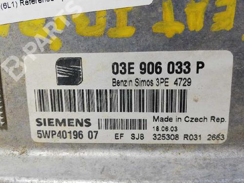 Engine control unit (ECU) SEAT IBIZA III (6L1)  | BP1097678M57 