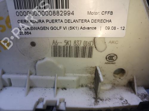 Front right lock VW GOLF VI (5K1) | BP21115337C97