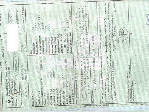 Lampa przednia lewa RENAULT SCÉNIC I MPV (JA0/1_, FA0_) 1.9 dTi (JA1U) | BP15956572C28 