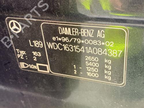 Engine control unit (ECU) MERCEDES-BENZ M-CLASS (W163) ML 320 (163.154) | BP9168830M57 