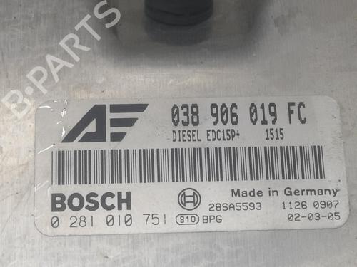 Engine control unit (ECU) SEAT ALHAMBRA (7V8, 7V9)  | BP15512918M57 