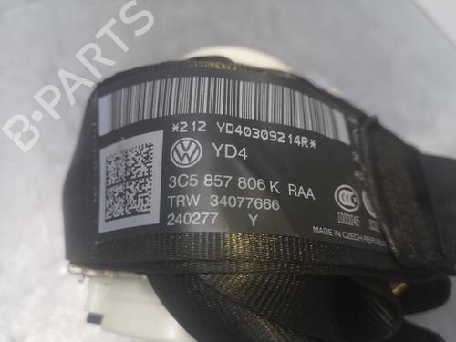 Rear right seatbelt VW PASSAT B7 (362) 1.6 TDI | BP17622288I28 