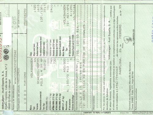 Left headlight VW POLO III (6N1)  | BP13636173C28 