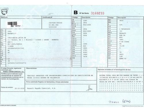 Engine DACIA DOKKER MPV (KE_) | BP39994580M1 - Image 9