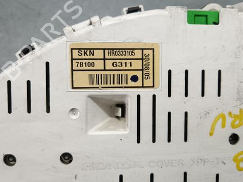 Instrument cluster HONDA CR-V II (RD_) 2.2 CTDi (RD9) | BP8334414C47