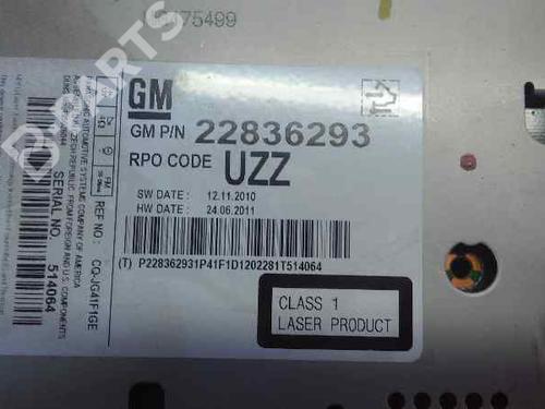 Radio OPEL ASTRA J (P10)  | BP1285093E6 