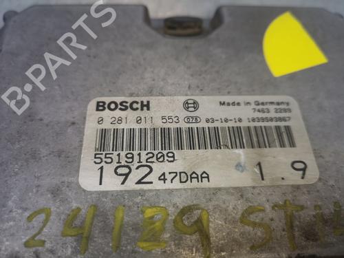 Engine control unit (ECU) FIAT STILO (192_) 1.9 JTD (192_XE1A) | BP16569540M57 