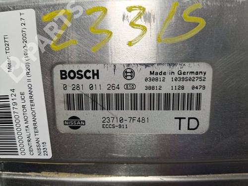 Engine control unit (ECU) NISSAN TERRANO II (R20)  | BP10990232M57 
