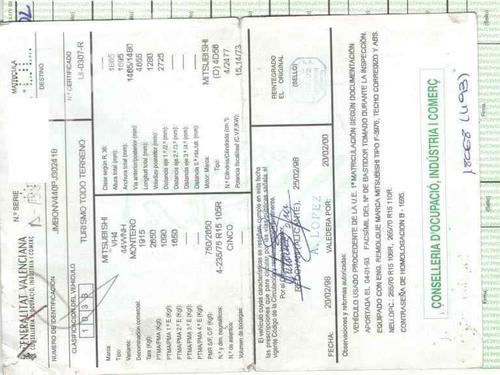 Used Parts MITSUBISHI PAJERO II (V3_W, V2_W, V4_W, V5_W)  2.5 TD 4WD (V24W)  1083383