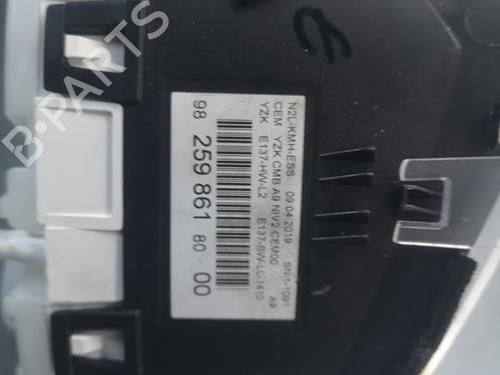 Instrument cluster PEUGEOT 208 I (CA_, CC_) 1.2 VTI 82 | BP17098541C47 