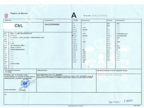 Left tailgate light SEAT LEON (1M1)  | BP33201537C79  - Image 8