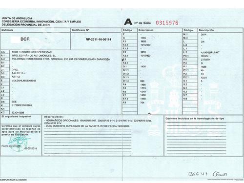 Left taillight OPEL ASTRA H (A04)  | BP31127404C34 
