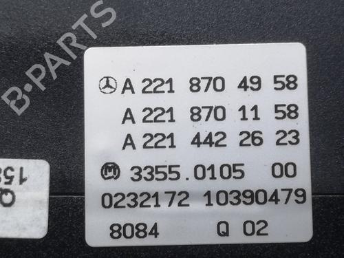 Climate control MERCEDES-BENZ S-CLASS (W221, V221) S 320 CDI (221.022, 221.122) | BP19392553I5 