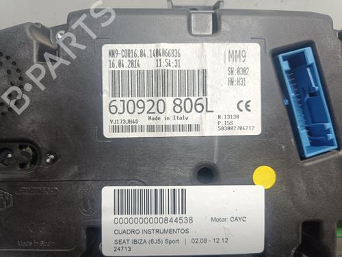 Instrument cluster SEAT IBIZA IV (6J5, 6P1)  | BP16738607C47 