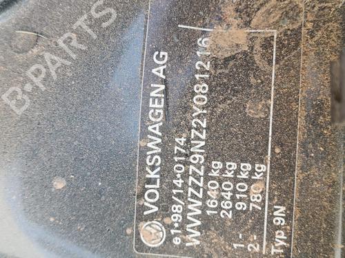 Gearbox VW POLO (9N_, 9A_) 1.4 TDI | BP9838942M3 