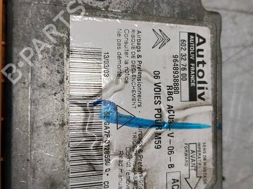 Used ECU airbags CITROËN BERLINGO / BERLINGO FIRST Box Body/MPV (M_) 2.0 HDI 90 4WD (MBRHY, MCRHY) (90 hp) 29378555