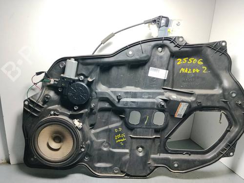 Used Front right window mechanism MAZDA 2 (DE_, DH_) 1.4 MZR-CD (68 hp) 29753872