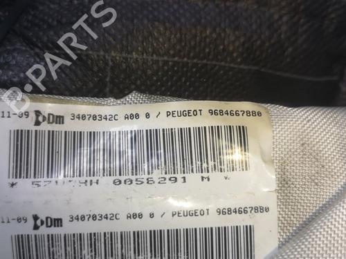Left curtain airbag PEUGEOT 3008 I MPV (0U_) 2.0 HDi 150 / BlueHDi 150 | BP11946629C11 