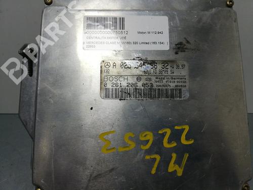 Engine control unit (ECU) MERCEDES-BENZ M-CLASS (W163) ML 320 (163.154) | BP9168830M57 