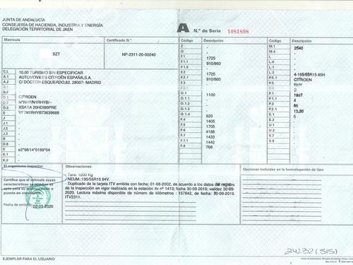 Mass air flow sensor CITROËN XSARA (N1)  | BP16136691M95 