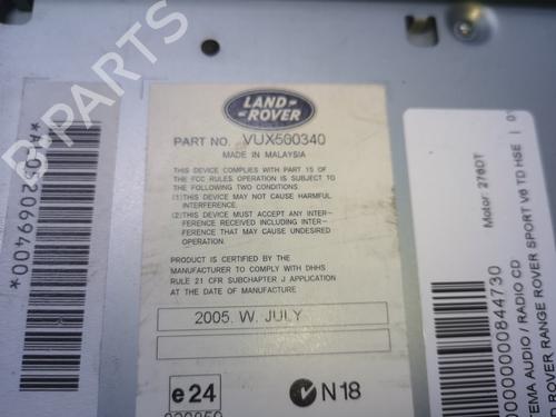 Radio LAND ROVER RANGE ROVER SPORT I (L320) 2.7 D 4x4 | BP22746665E6 