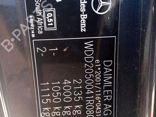 Bageste venstre beklædning MERCEDES-BENZ C-CLASS (W205) C 220 BlueTEC / d (205.002, 205.004) | BP10769916C60 