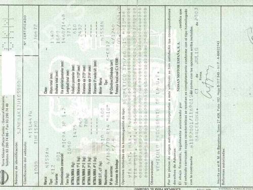 Left sun visor NISSAN MICRA III (K12)  | BP1603170I1 