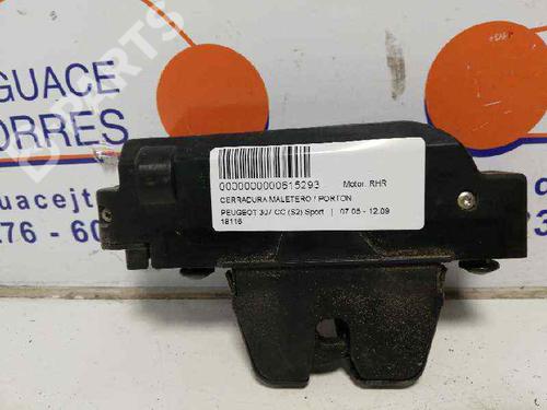 Used Tailgate lock PEUGEOT 307 CC (3B) 2.0 HDi 135 (136 hp) 2812407