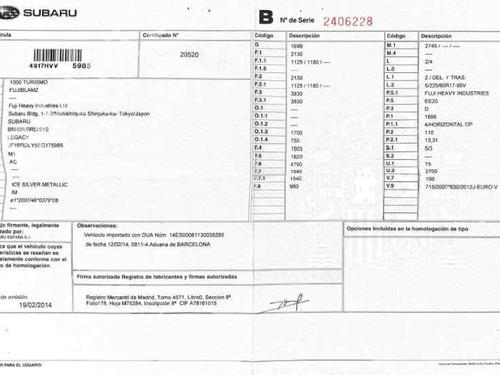 Intercooler SUBARU LEGACY V Estate (BR)  | BP6521429M30 