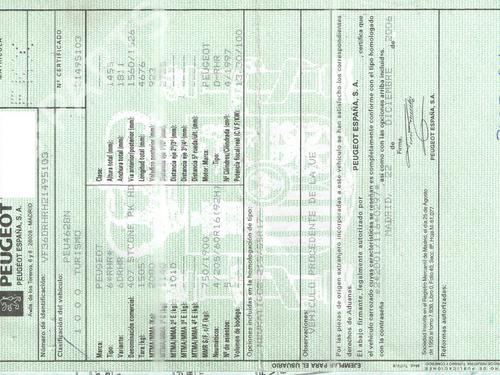 Mass air flow sensor PEUGEOT 407 (6D_)  | BP18046031M95 