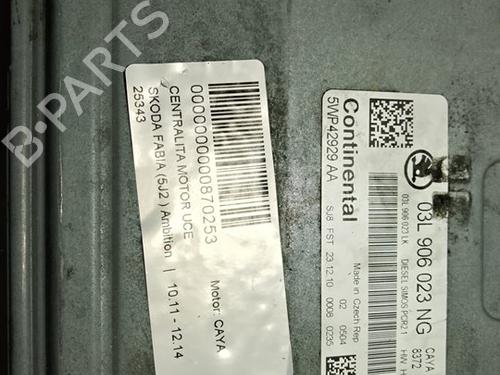 Engine control unit (ECU) SKODA FABIA II (542) | BP19091165M57 - Image 4