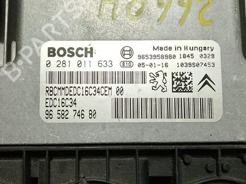 Engine control unit (ECU) PEUGEOT 407 (6D_) 1.6 HDi 110 (6D9HZC, 6D9HYC) | BP28133715M57 - Image 2
