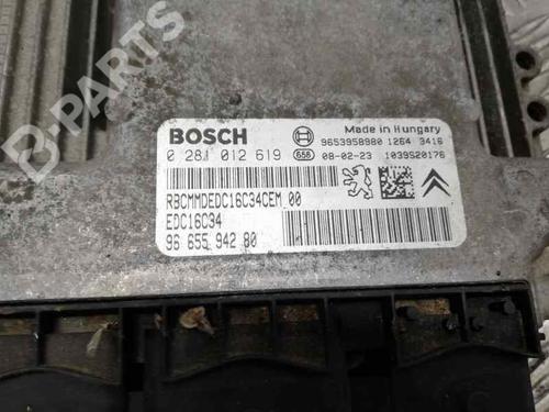 Engine control unit (ECU) CITROËN BERLINGO / BERLINGO FIRST MPV (MF_, GJK_, GFK_) 1.6 HDI 90 (MF9HX) | BP3684634M57 