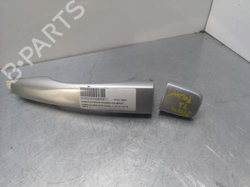 Used Rear left exterior door handle NISSAN PULSAR Hatchback (C13) 1.2 DIG-T (115 hp) 18966256