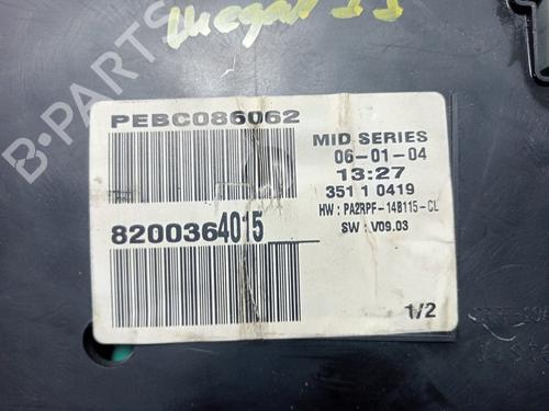 Instrument cluster RENAULT MEGANE II (BM0/1_, CM0/1_)  | BP23022422C47 