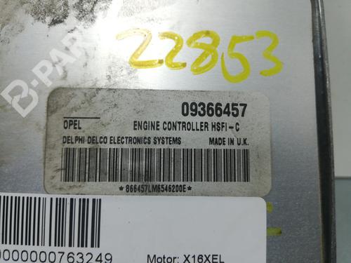 Computer motormanagement OPEL ASTRA G Hatchback (T98)  | BP9743161M57 