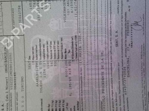 Used Parts SEAT TOLEDO II (1M2) 1.6 1781905