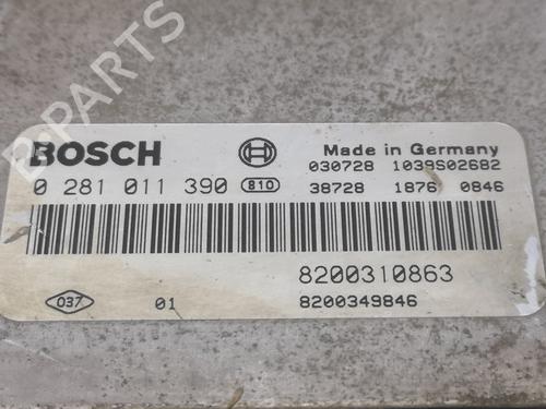 Engine control unit (ECU) RENAULT MEGANE II (BM0/1_, CM0/1_)  | BP16116642M57 