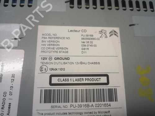 Radio PEUGEOT 308 II (LB_, LP_, LW_, LH_, L3_)  | BP15240066E6 