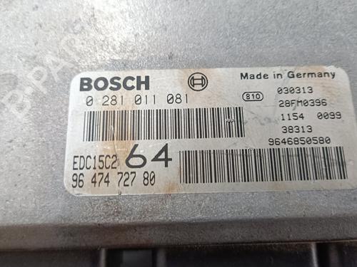 Engine control unit (ECU) PEUGEOT 307 (3A/C)  | BP12496517M57 