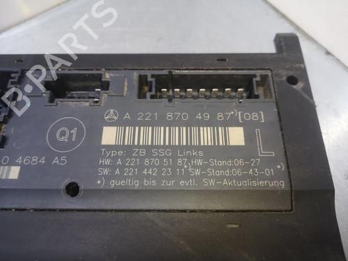 Electronic module MERCEDES-BENZ S-CLASS (W221, V221) S 320 CDI (221.022, 221.122) | BP21543094M83 