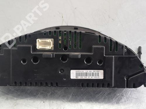 Instrument cluster MERCEDES-BENZ C-CLASS Coupe (CL203) C 180 Kompressor (203.746) | BP6657024C47 