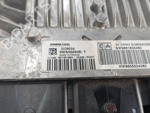 Engine control unit (ECU) PEUGEOT 407 (6D_) 2.0 (6DRFNB, 6DRFNE) | BP12498421M57 
