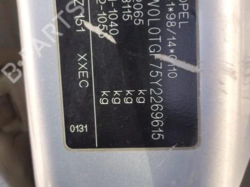Pedal OPEL ZAFIRA A MPV (T98)  | BP15498277I4 