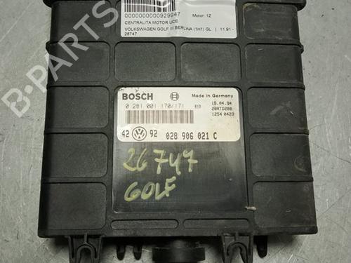 Used Engine control unit (ECU) Engine control unit (ECU) VW GOLF III (1H1) 1.9 TDI (90 hp) 29483950 29483950