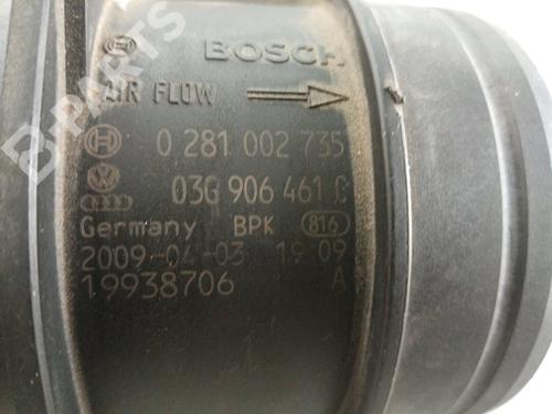 Mass air flow sensor VW GOLF VI (5K1)  | BP9746581M95 