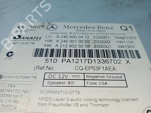 Radio MERCEDES-BENZ A-CLASS (W176) A 200 CDI (176.001) | BP32232077E6