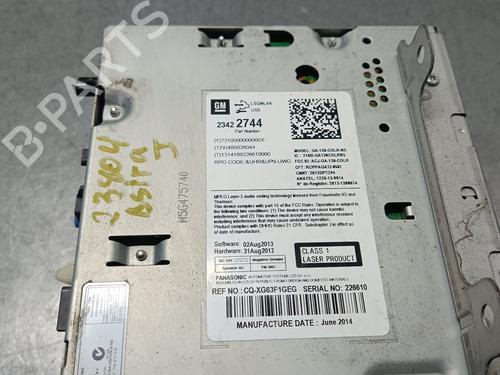 Radio OPEL ASTRA J (P10)  | BP29610718E6 