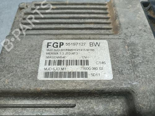 Engine control unit (ECU) OPEL MERIVA A MPV (X03)  | BP20660859M57 